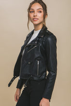 Load image into Gallery viewer, Forever Young Biker Jacket
