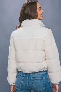 Sherpa Puffer Jacket
