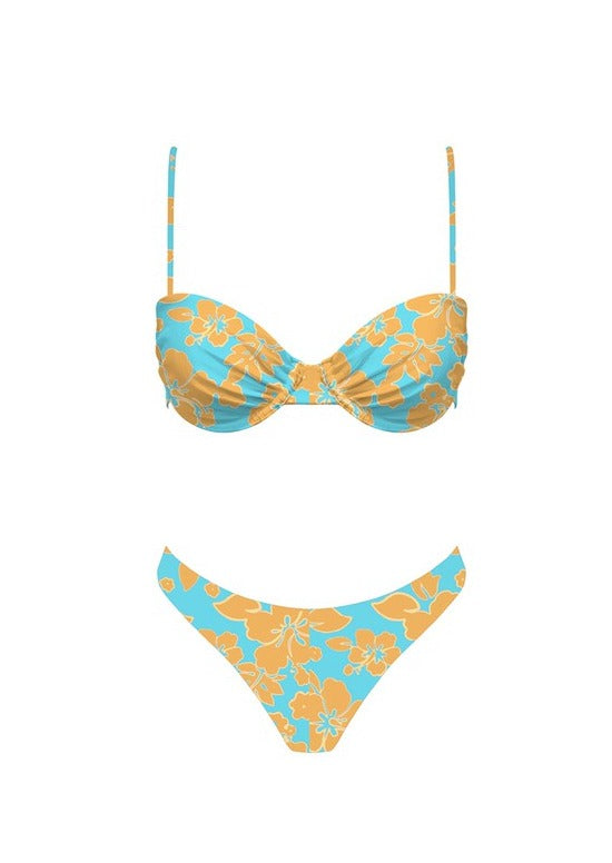 Blue Combo Bikini Set