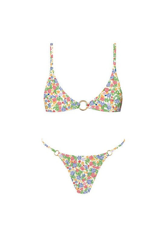 Amelia Bikini Set in Garden Print