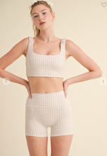 Load image into Gallery viewer, Gingham Biker Shorts
