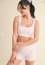 Load image into Gallery viewer, Gingham Biker Shorts
