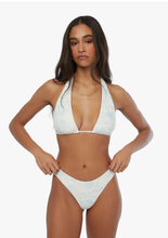 Load image into Gallery viewer, Halter Cottage Toile Bikini Top

