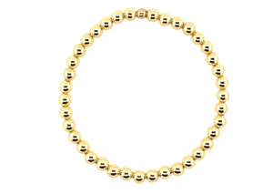 Gold Bead Bracelet 2MM