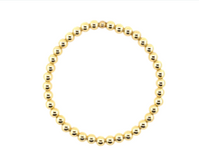 Load image into Gallery viewer, Gold Bead Bracelet 6MM
