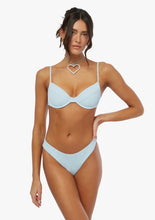 Load image into Gallery viewer, Full Coverage Crepe Knit Underwire Bikini Top
