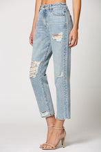 Load image into Gallery viewer, Nova Ripped knee Denim by Hidden
