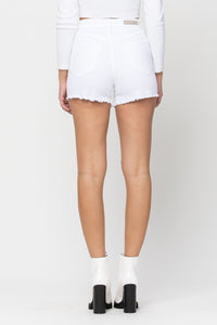 White Mom Shorts